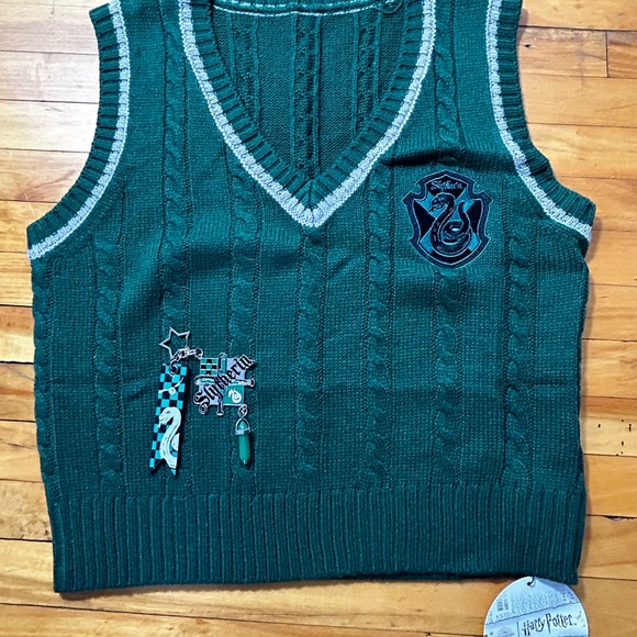 Harry Potter ππ Slytherin Sweater vest without blouse - Picture 3 of 4